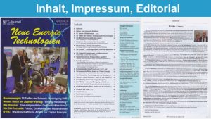 NET-Journal Inhalt Impressum Editorial