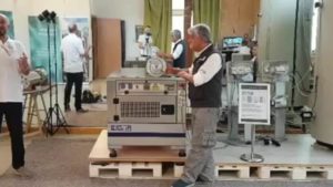 Magnetmotor Testaufbau in Belluno Italien