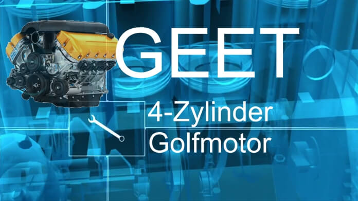 GEET - Wasser Speiseöl und Benzin 4 Zylinder Golf Motor